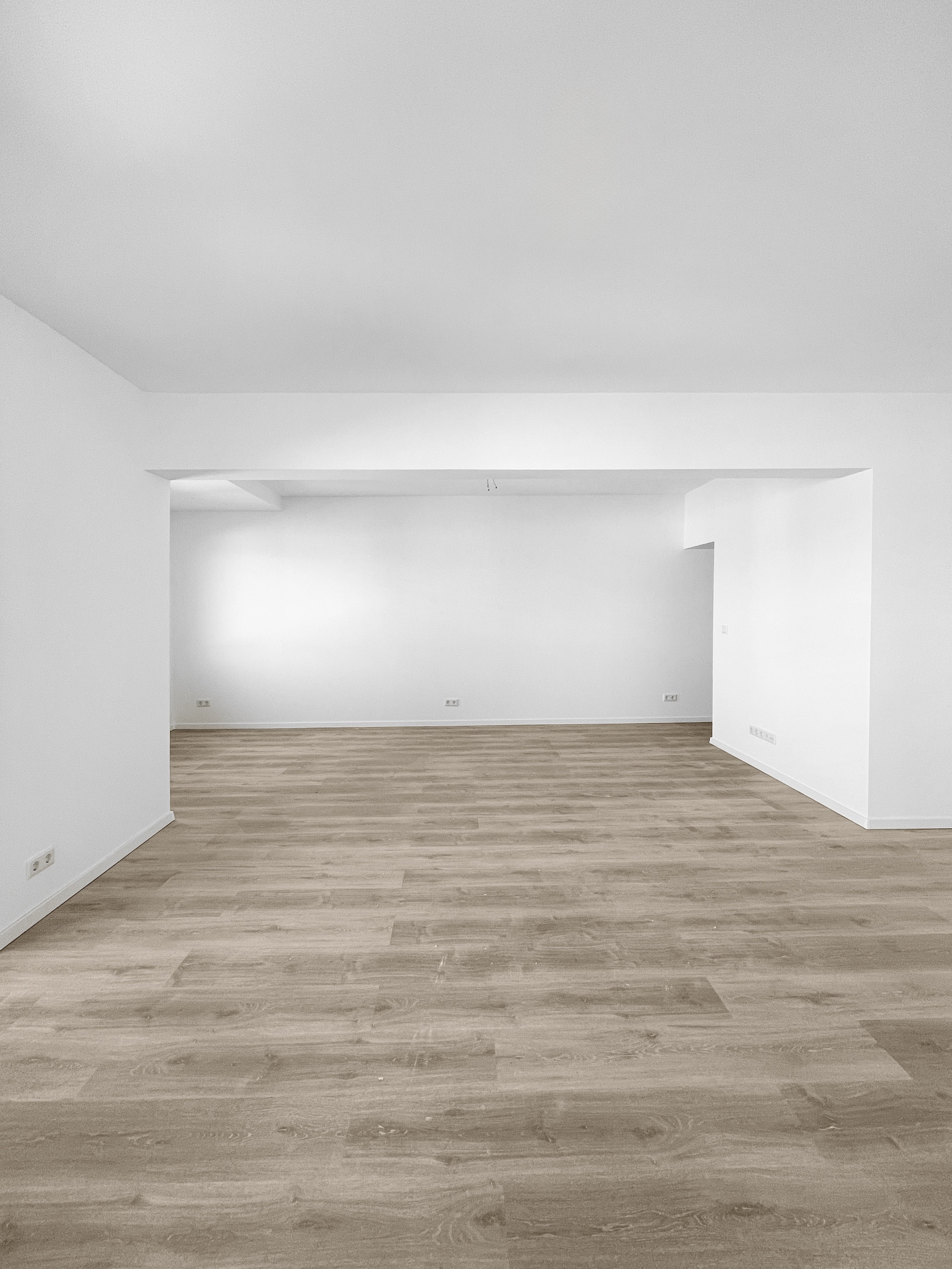 Wohnzimmer & offene Küche Wohnzimmer & offene Küche
