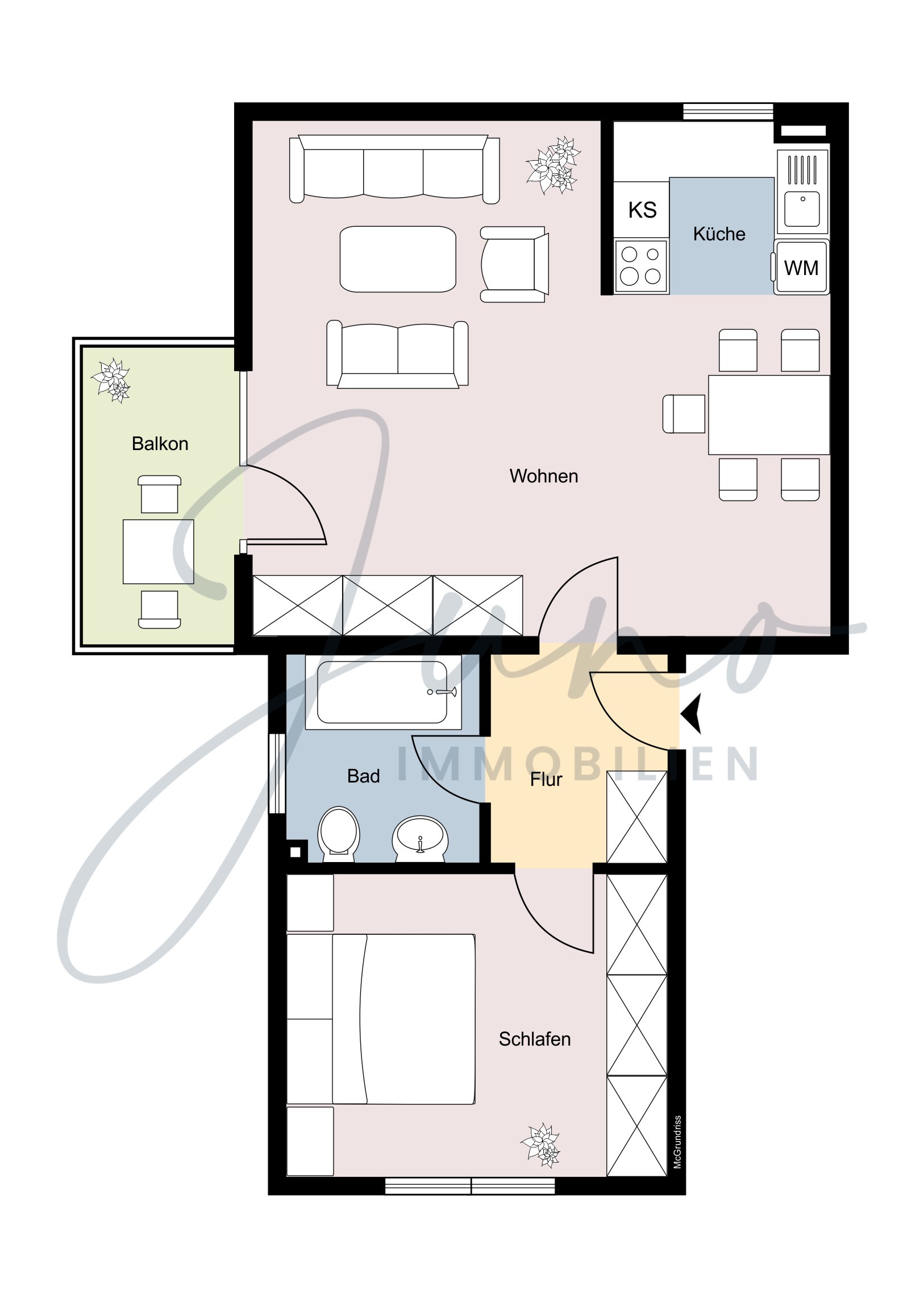 Grundriss WE11 Grundriss WE11