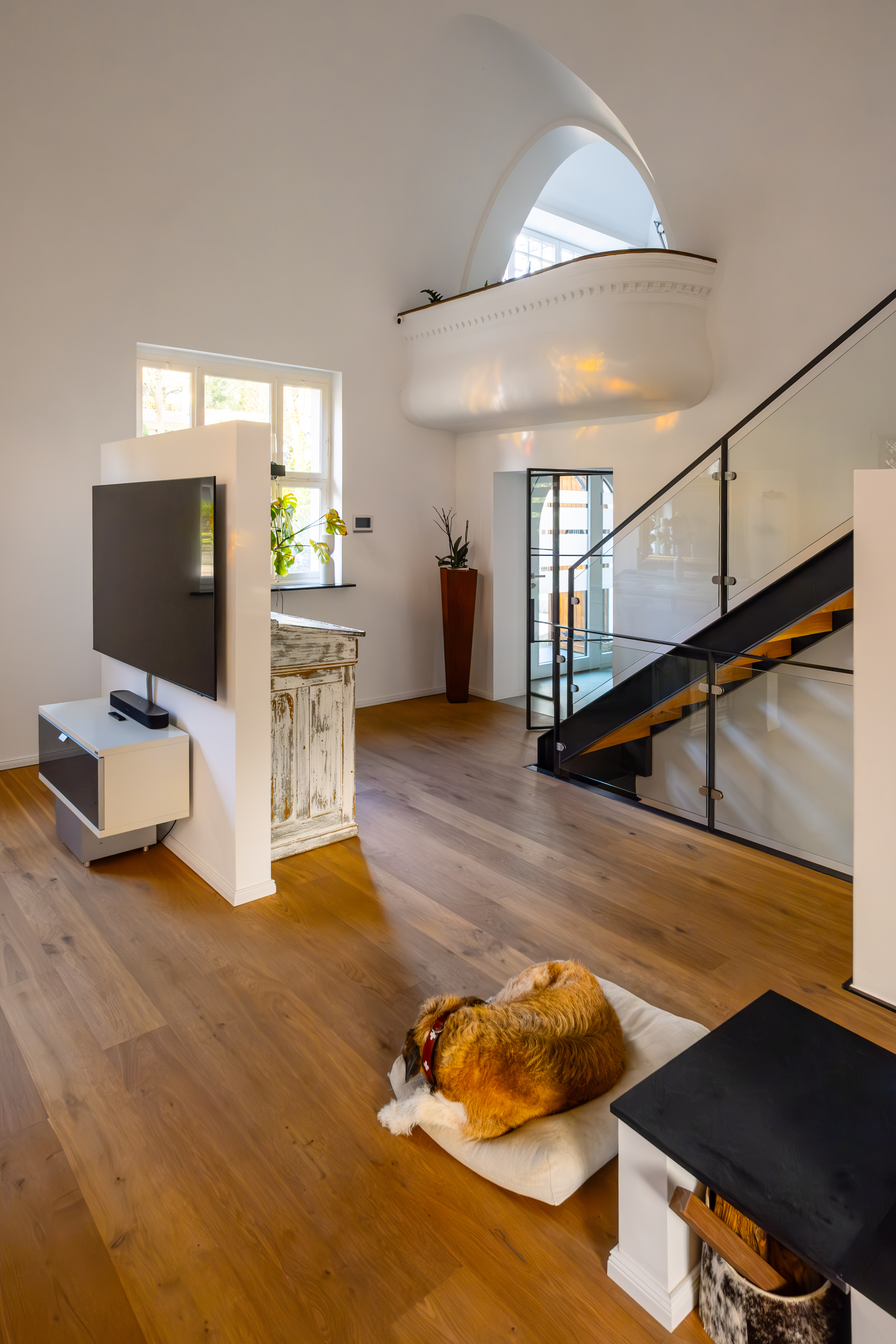 Ansicht auf die Empore Ansicht auf die Empore