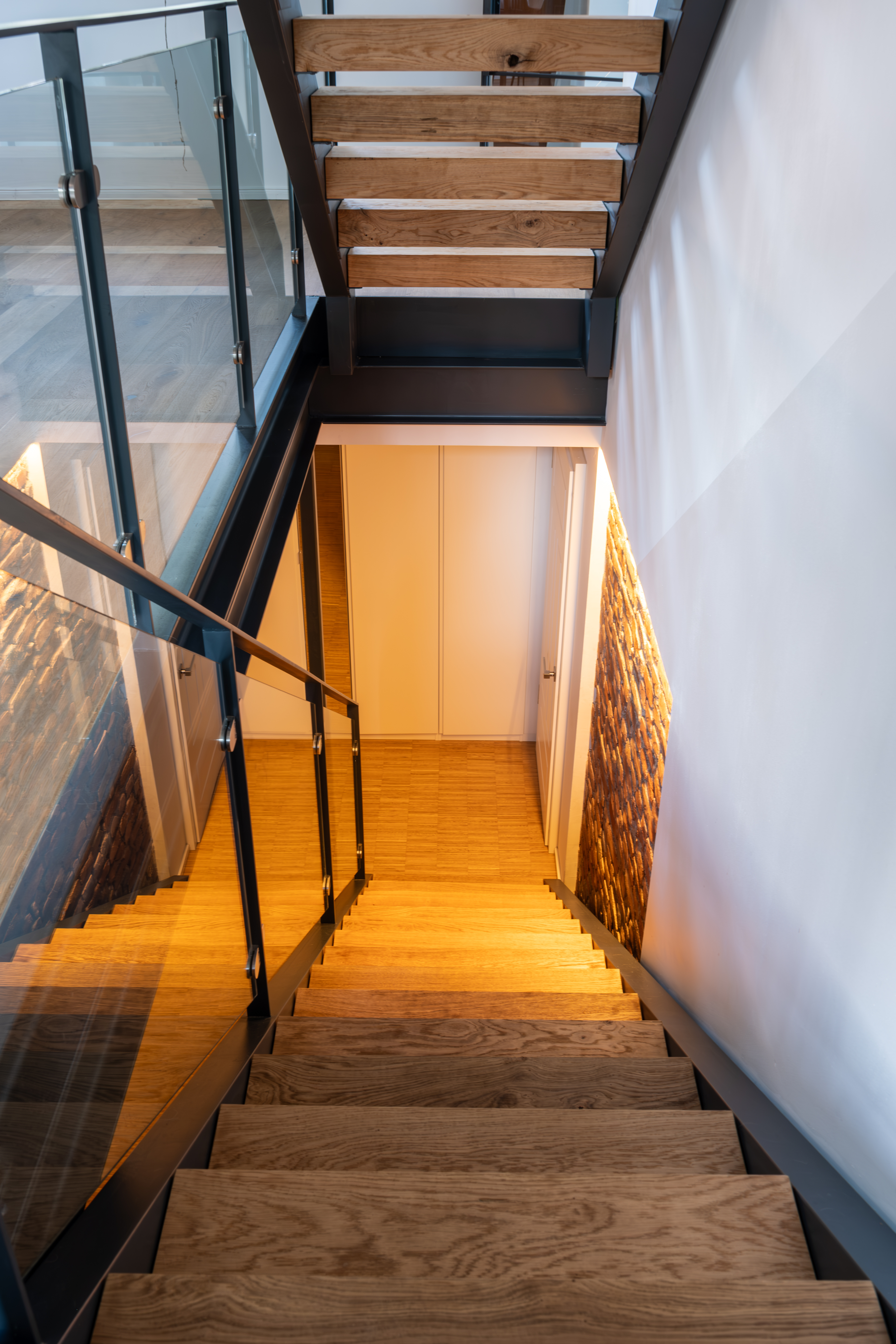 Treppe zum Gartengeschoß Treppe zum Gartengeschoß