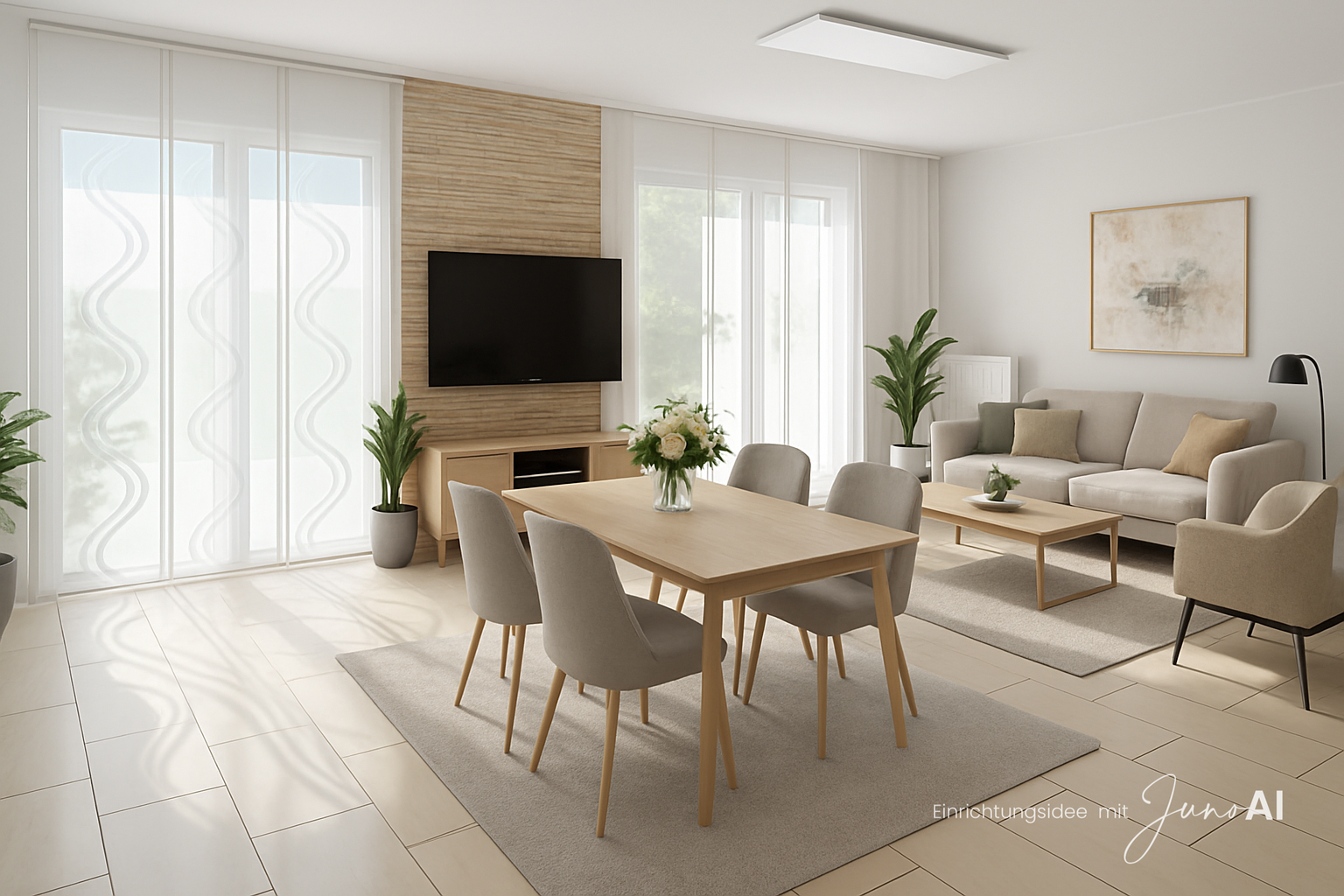 Wohnzimmer - Juno AI Staging