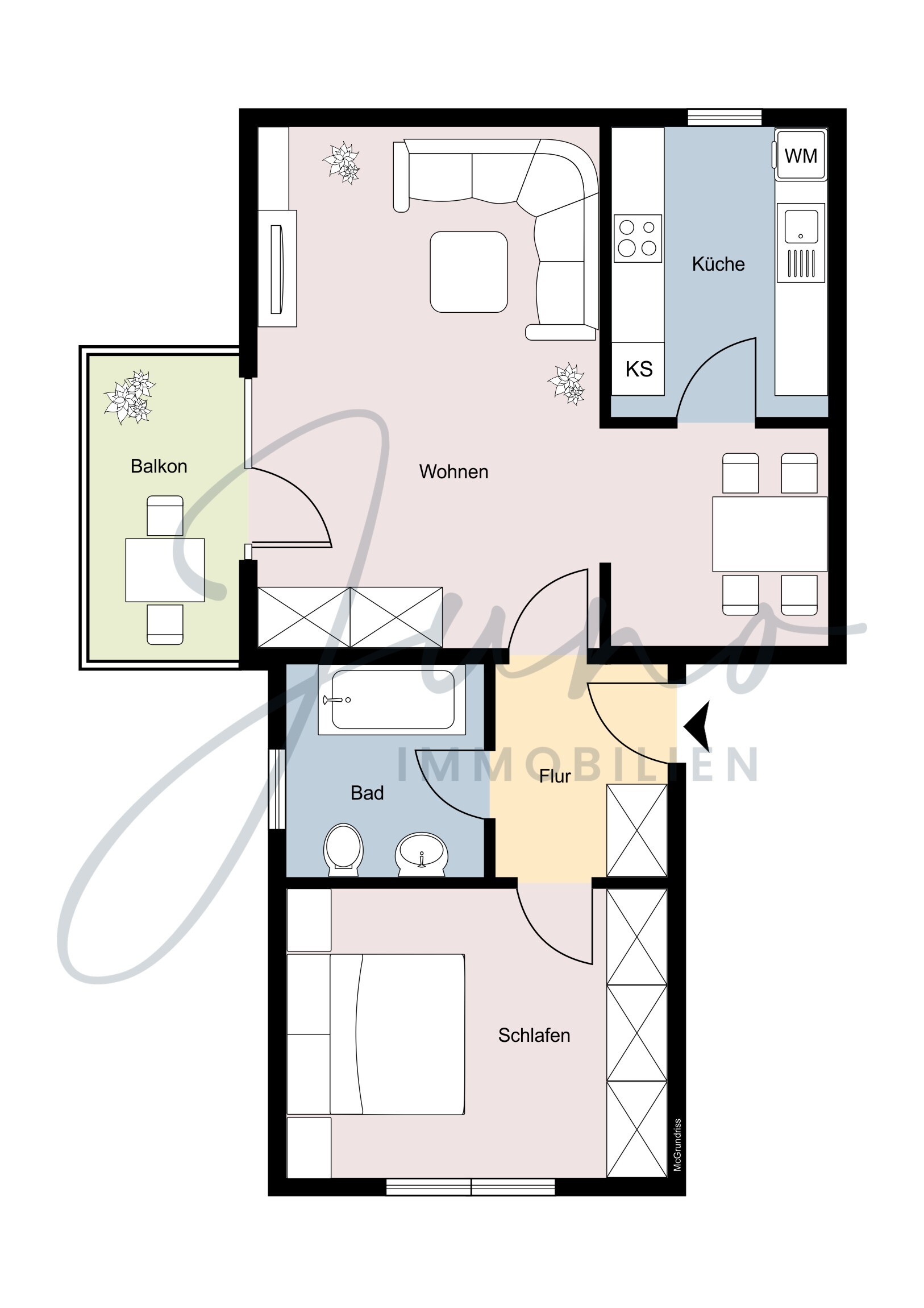 Grundriss WE 14 Grundriss WE 14
