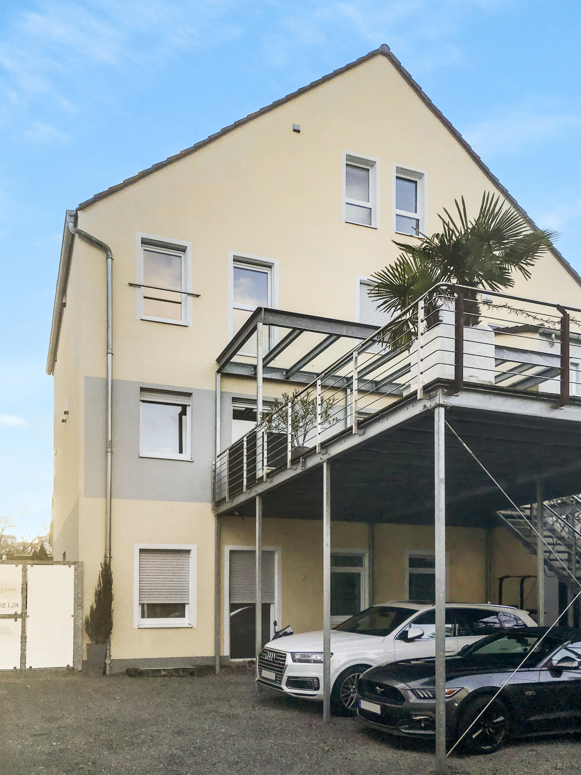 Rückansicht Vorderhaus